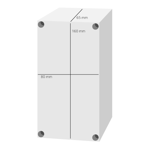 WaterStation control box dimensions